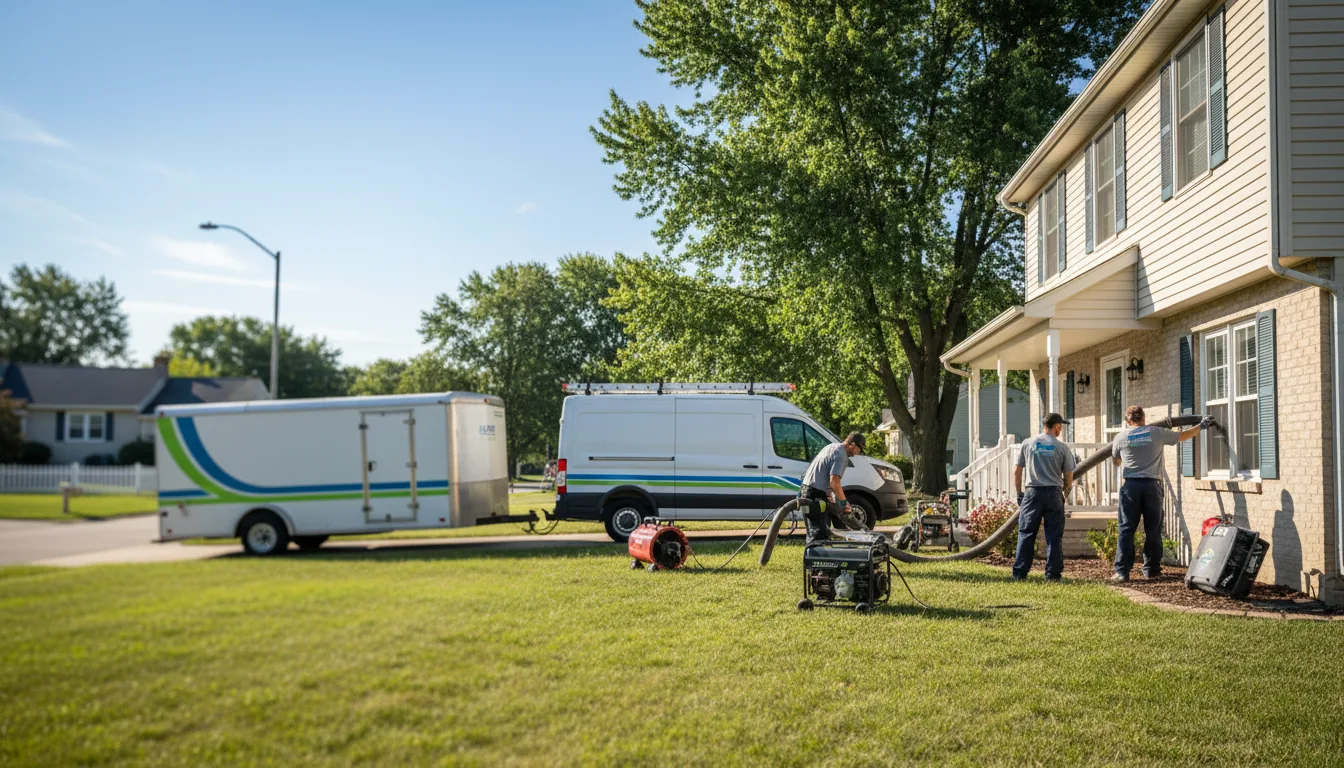 Flooded Basement Restoration And Cleanup With Repair in Coldwater, OH near me